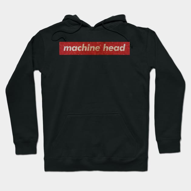 Machine Head - SIMPLE RED Hoodie by GLOBALARTWORD